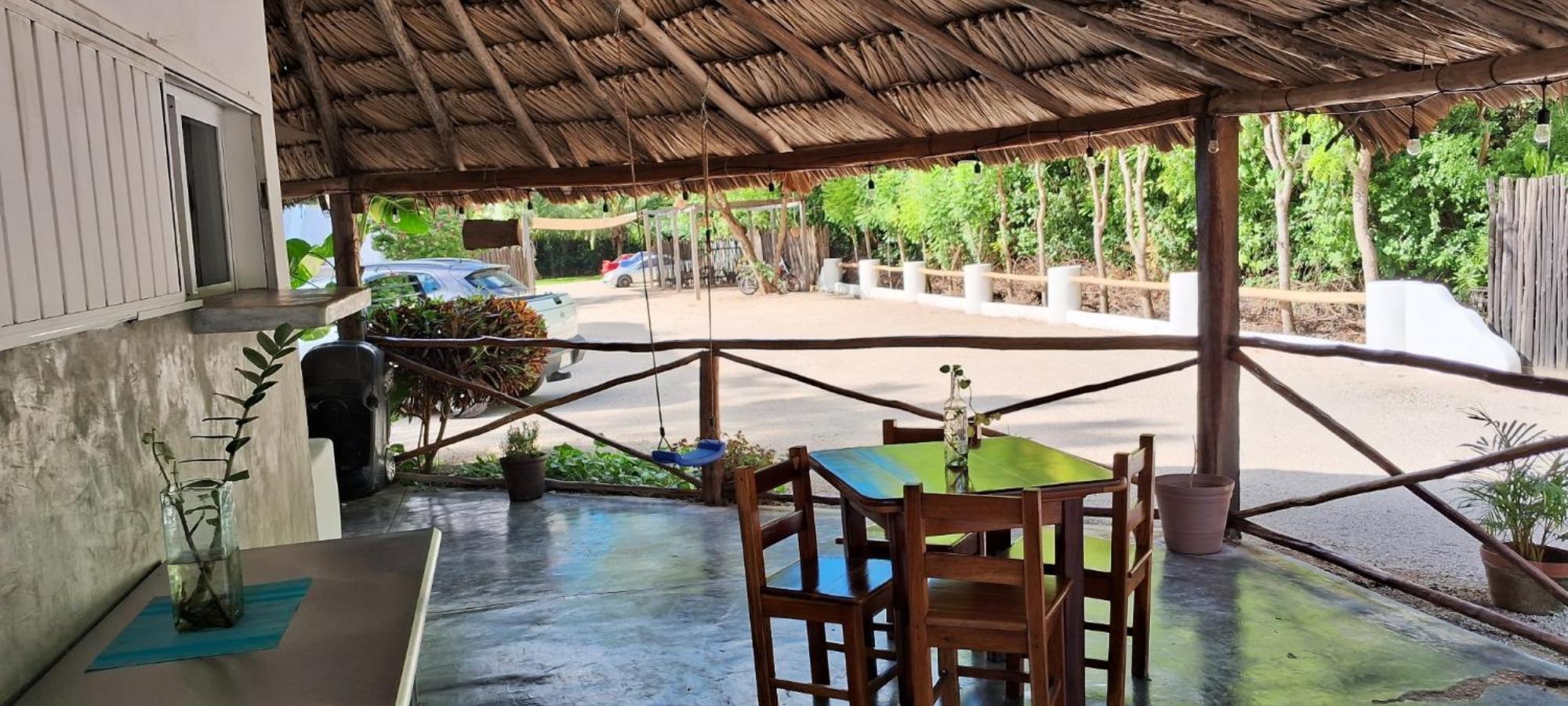 Posada Mykonos Bacalar Esterno foto